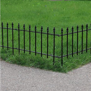 Sunnydaze 5-Pack Iron Garden Fence Panels
