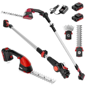 Cordless 20V Hedge Trimmer & Grass Shear w/Battery & Charger