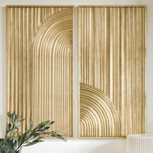 2-Piece Abstract Metal 31