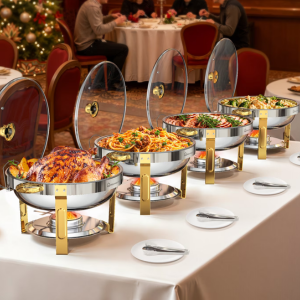 2-Pack 5Qt. Chafing Dish Buffet Set