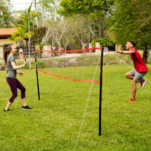 MD Sports 20' Badminton Net Set w/Rackets