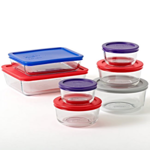 Pyrex 14-Piece Glass Bakeware Set