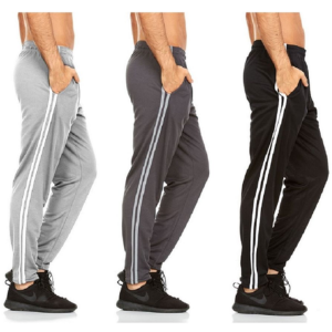 3-Pack Men's Active Joggers w/Pockets