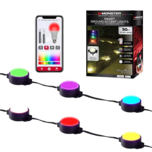 Monster 50' Smart RGBICWW Ground Lights w/App