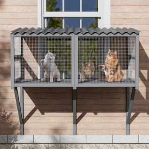 Wood Cat Window Perch