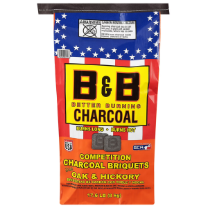 B&B Oak Competition 17lb. Charcoal Briquets