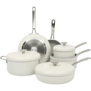 Sur La Table 10-Piece Ceramic Cookware Set