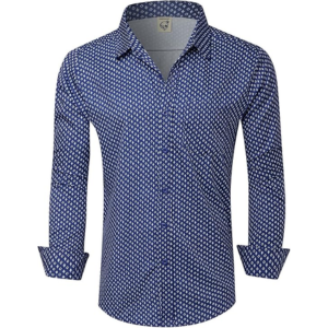 Men's Long Sleeve Casual Dress Shirt