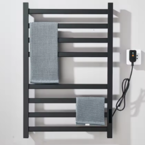 8-Bar Electric Heated Towel Rack