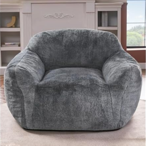 Oversized Faux Fur Bean Bag Chair