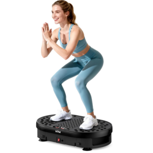 Vibration Plate Exercise Machine w/Resistance Bands