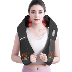 Rechargeable Shiatsu Neck & Back Massager w/Heat