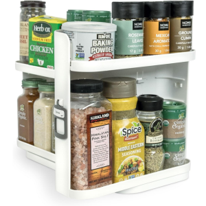Slide & Rotate Spice Rack Organizer