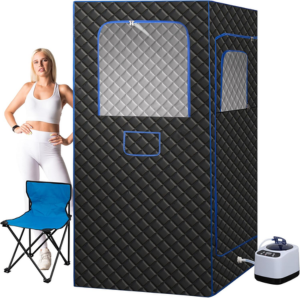 Portable Steam Sauna Tent w/Steamer & Chair