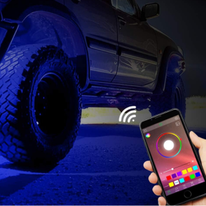 4-Pod Underglow Multicolor Car Lights w/App
