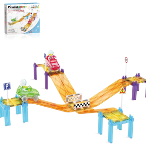 PicassoTiles Magnetic Race Car Track