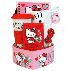 Hello Kitty Heart Box Valentines Gift Set