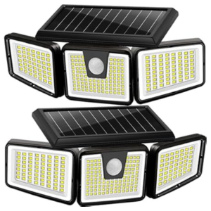 2-Pack Solar Motion Sensor Outdoor Lights