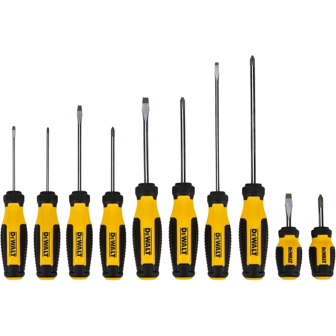 Dewalt 10-Piece Fixed Bar Screwdriver Set