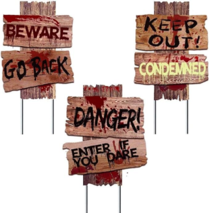 3-Pack Halloween Yard Signs