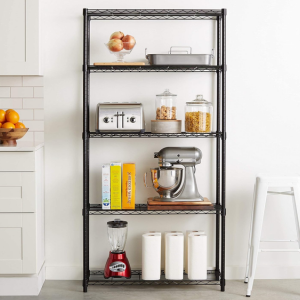 Amazon Basics 5-Shelf Adjustable Storage Rack