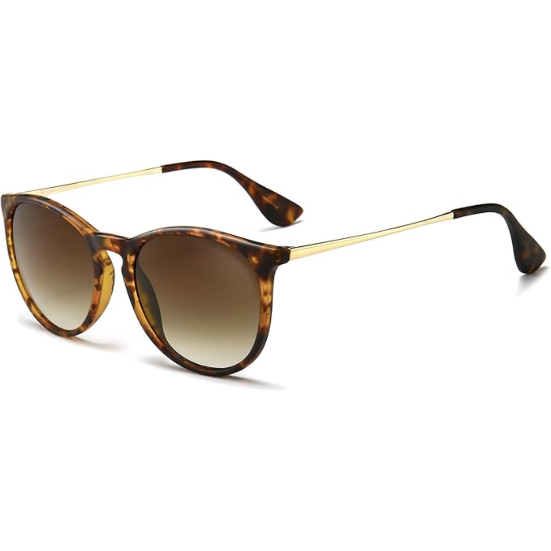 Sungait Vintage Round Polarized Sunglasses