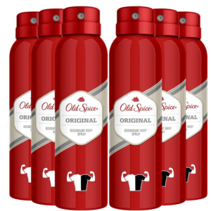 6-Pack Old Spice Deodorant Body Spray