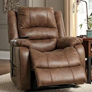 Signature Design by Ashley Faux Leather Power Lift Recliner