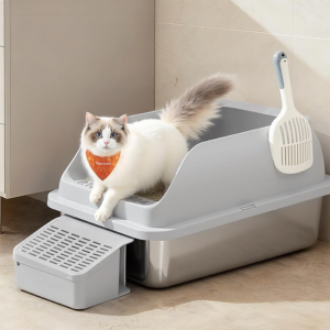 Stainless Steel Cat Litter Box