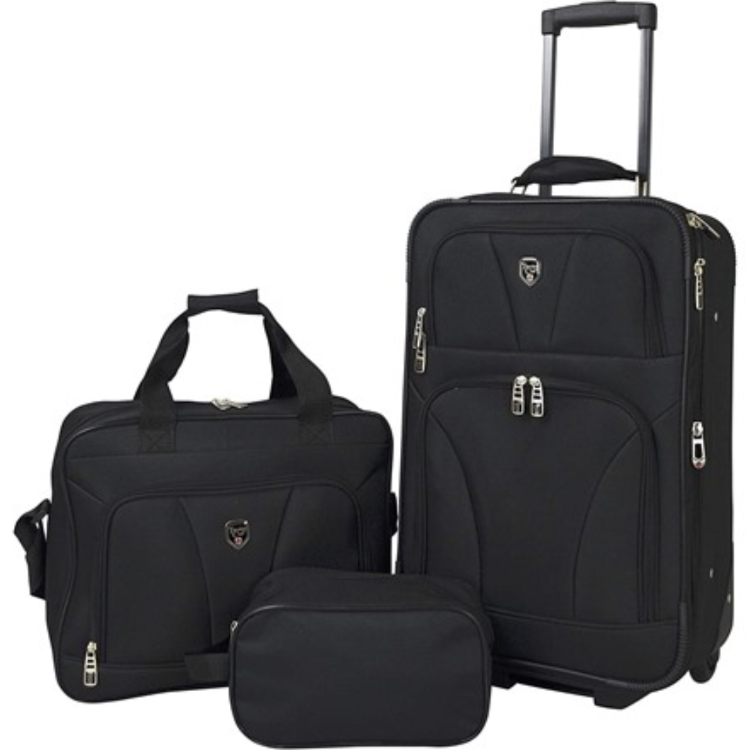 Travelers Club 3-Piece Expandable Luggage Set