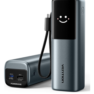 20000mAh Laptop USB-C Power Bank w/Built-in Cable