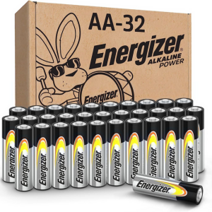 Energizer 32-Count AA Alkaline Batteries