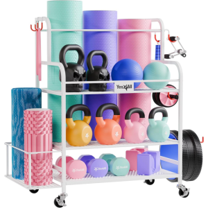 Yes4All Rolling Dumbbell Storage Rack