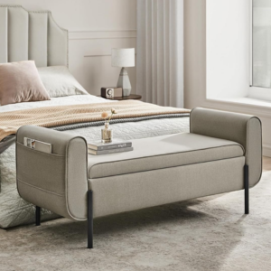 Entryway Storage Bench w/Armrests