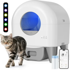 Self-Cleaning Cat Litter Box w/App