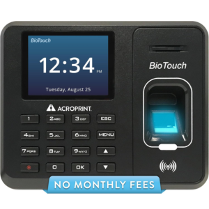 Fingerprint Scanning Time Clock