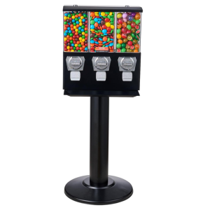 3-Compartment Candy Dispenser w/Iron Stand