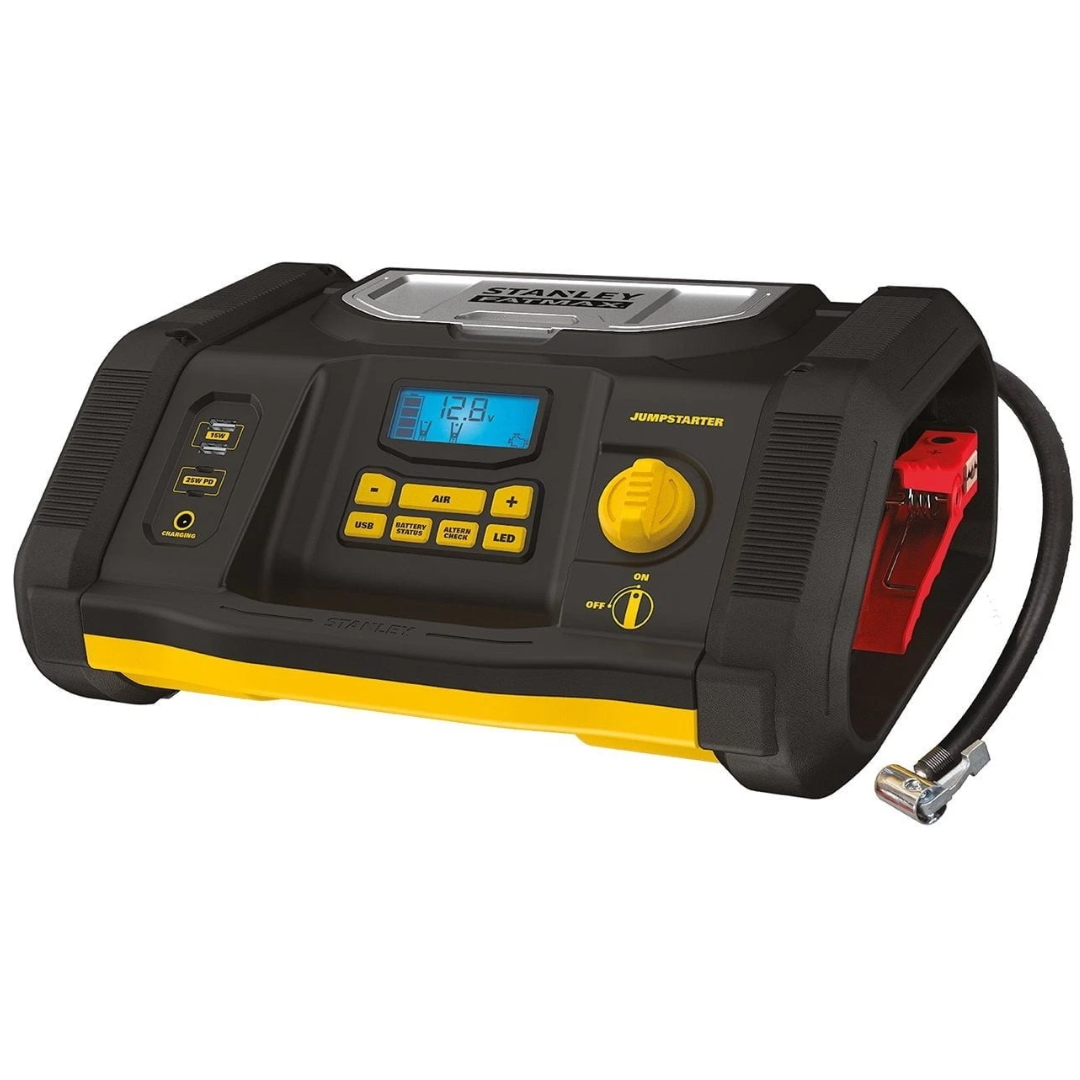 Stanley Fatmax 1200A Jump Starter w/Air Compressor & USB