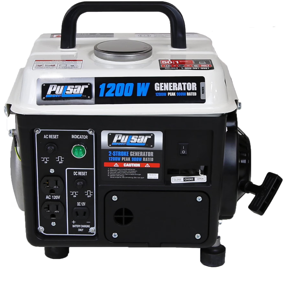 Pulsar 1200W Gas-Powered Generator