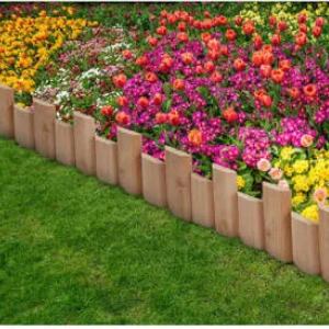 12-Pack Cedar Wood Landscape Edging