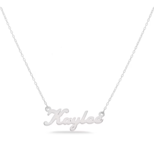 Sterling Silver Custom Name Necklace