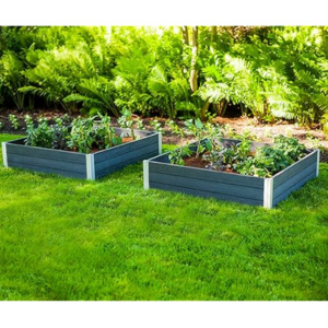 2-Pack Vinyl Raised Garden Bed