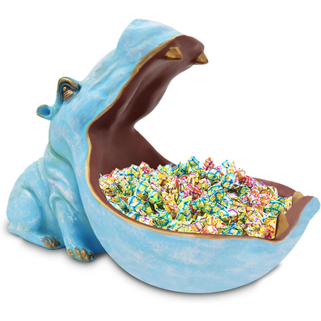 Resin Hippo Candy Dish