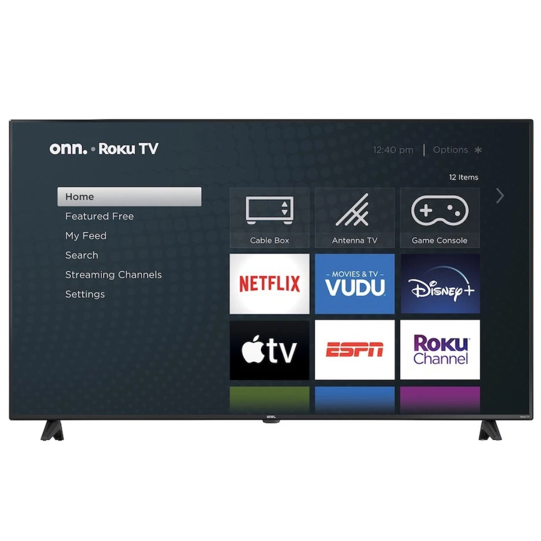Onn 65” Class 4K UHD Roku Smart TV