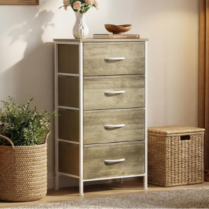 4-Drawer Fabric Dresser