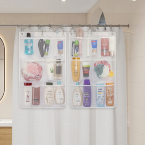 7-Pockets Hanging Mesh Shower Caddy