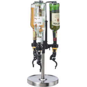 3-Bottle Revolving Liquor Dispenser