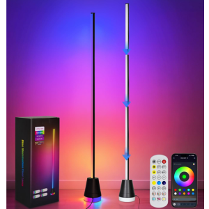 Smart RGB LED Corner Floor Lamp w/App & RC