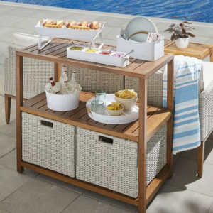 Better Homes & Gardens Patio Steel Console Table