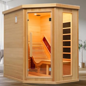 Wood 4-Person Infrared Sauna